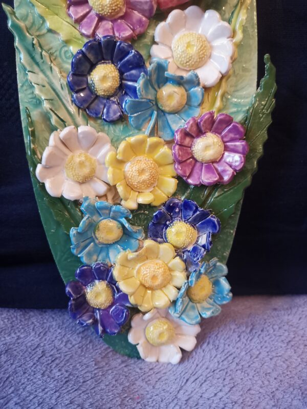 Flowers Chamomile bells wild flowers ceramic panel - Image 5