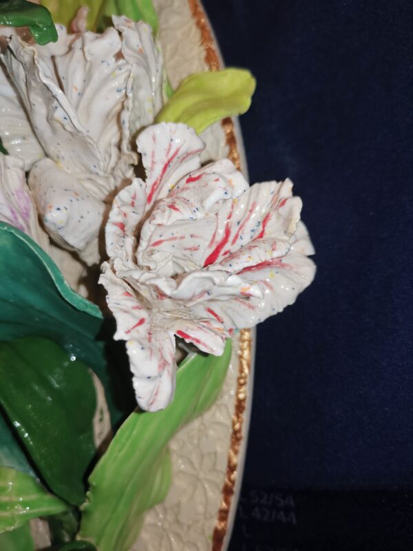 Tulips 3D sculpture ceramic panel, tulips bouquet,  bohemia flowers, handmade, Still life, - Image 6