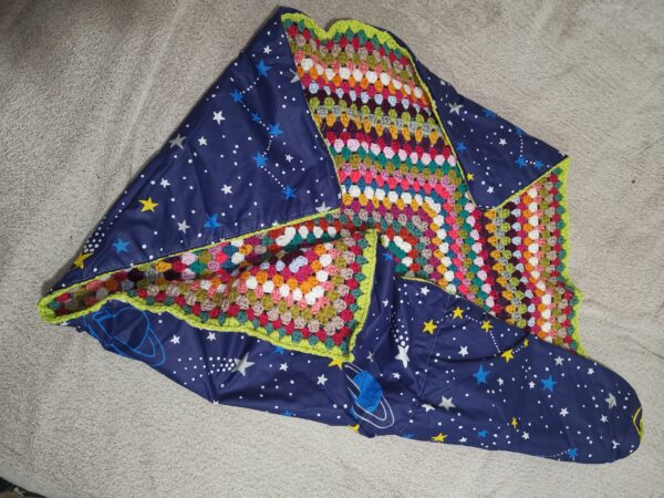 Baby blanket colored knitted  Decorative Baby blanket - Image 4